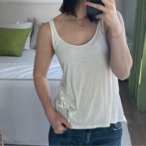 Calypso St. Barth Cream Tank Top